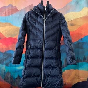 Michael Kors navy quilted packable winter Jacket M